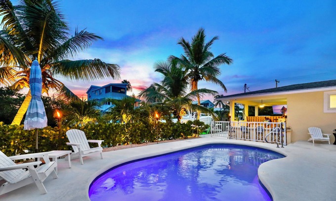 Little Torch Key House | Lower Keys PARADISE 200 Ft of Dockage, Heated Pool, Quick Atlantic Access