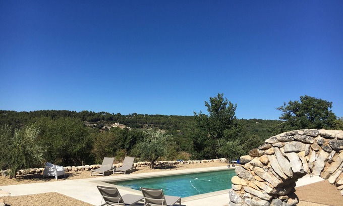 Menerbes House | LUBERON - MENERBES - 17th century house in 5 acres garden with heated pool and view