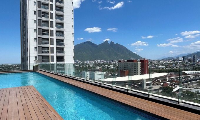 Monterrey Centro Apartment | Lux Loft Apt Rio Santa Lucia King size, Swim Pool, Free Parking, Gym, Kids Club
