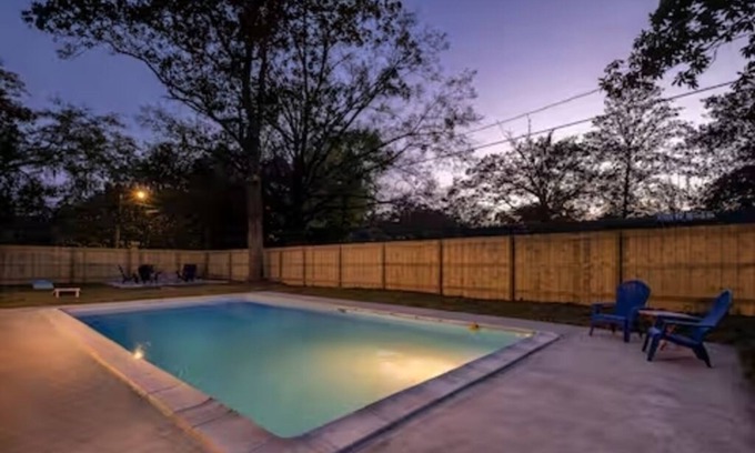 Gainesville House | Luxe Getaway with Pool + Firepit