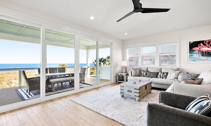 Palm Coast House | Luxe + Modern Beachfront Home With Stunning Ocean Views