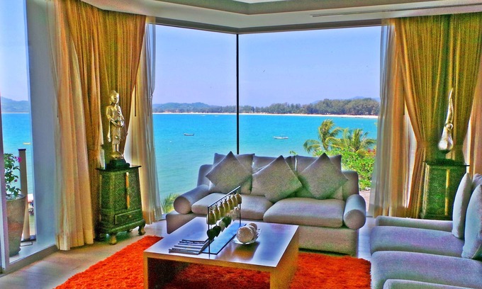 Cherngtalay Apartment | Luxurious Seafront 2 brm Penthouse with Spectacular views / unique design