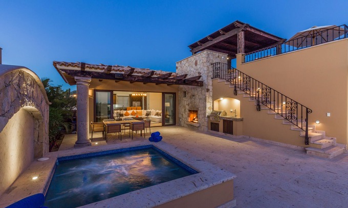 Los Cabos Villa | Luxury 3BDR Casita 2@Diamante Golf & Pacific Ocean View Rooftop & Large Jacuzzi