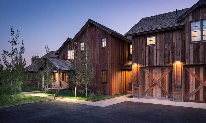 Teton Village Villa | Luxury cabin in Teton Village with ski slope views