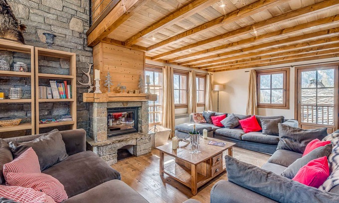 Les Brevieres Ski Chalet | Luxury Chalet 170m², 6 bedrooms, sauna, jacuzzi
