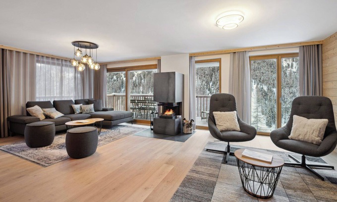 Grimentz Apartment | Luxury Duplex, 4 Bedroom with Jacuzzi Rahas B Grimentz - By Mrs Miggins