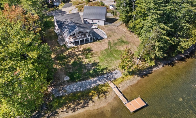 Standish House | Luxury Lakefront Retreat on Sebago Lake, Sleeps 10!