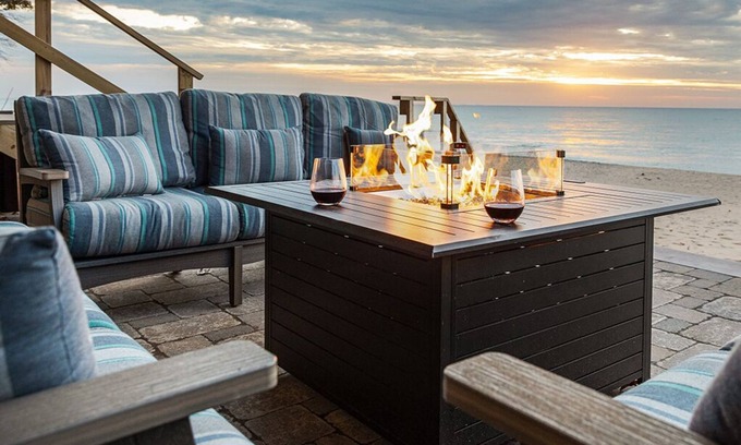 Fennville House | Luxury Lakeside Stunner w/Beach, Firepit, Games