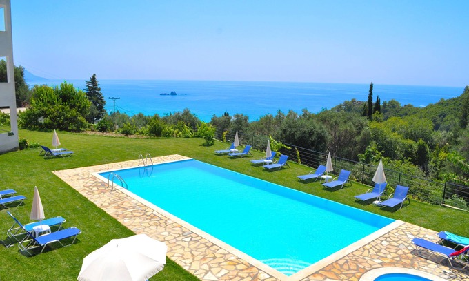 Parelia Apartment | Luxury Loft Apartment with Pool - Pelekas Beach, Corfu