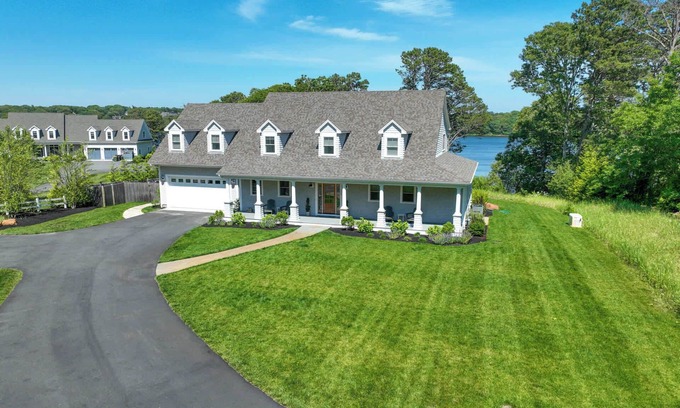 South Yarmouth House | Luxury Waterfront Home w/Heated Pool and Hot Tub
