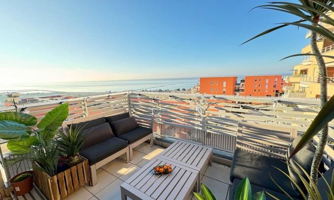 Sete Apartment | Magnifique T3 à 5 min des Plages, Garage Privé et vue Imprenable !