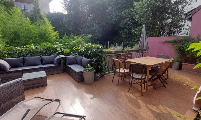 Pantin House | Maison Avec Terrasse et Jardin à 5 mn du Métro Hoche