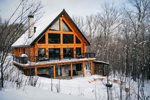 Saint-Philemon House | Majestic log cabin - Spa - Le Taureau