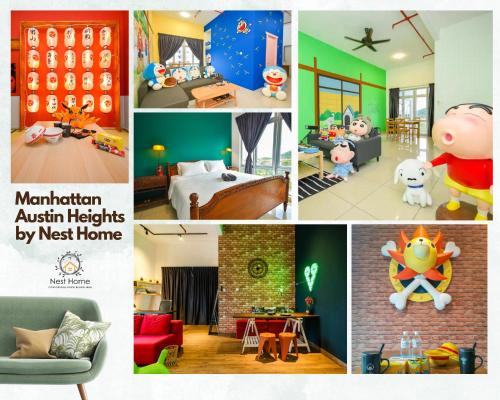 Tebrau Apartment | Manhattan Theme Suite by Nest Home at Austin Heights