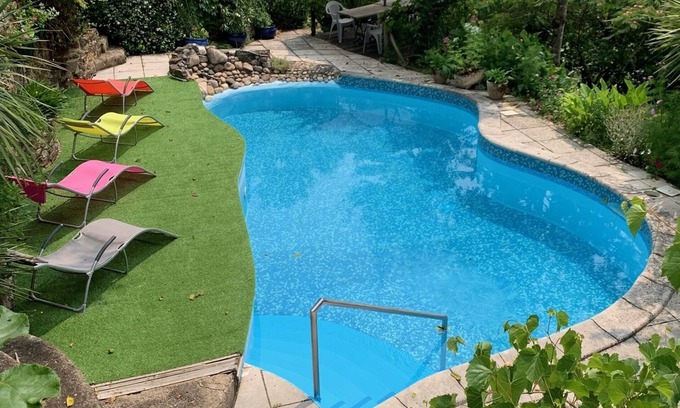 Vieillevie House | Manor East Wing. Aveyron-Cantal. Stunning Views Over River Lot, Pool, Sleeps 6.