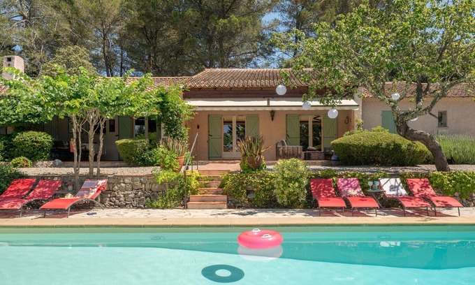 Lorgues Villa | Mas de Charles, child-friendly, airconditioned, heatable pool, Lorgues