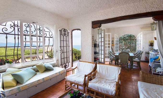 San Felice Circeo Villa | Mediterranean Sea views a short walk from the beach