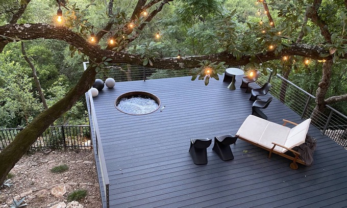 Barton Hills House | Mid Century Cliffside Greenbelt Stunner