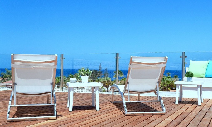 Palm-Mar Villa | Mirador de Palm-Mar, outdoor Jacuzzi, Ocean Sunset views,1Gb WiFi