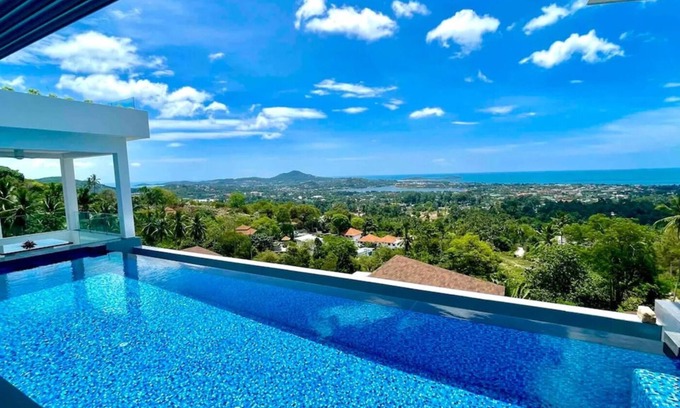 Choeng Mon Villa | Modern 3-bedroom villa with private pool, stunning views, and privacy