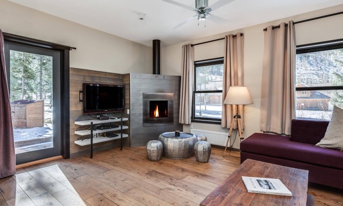Taos Ski Valley Ski Chalet | Modern Chalet at base of ski lift in Taos Ski Valley