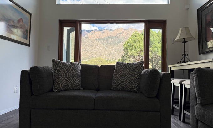 Sandia Heights South House | Modern Haven with Epic Views & Trail Access