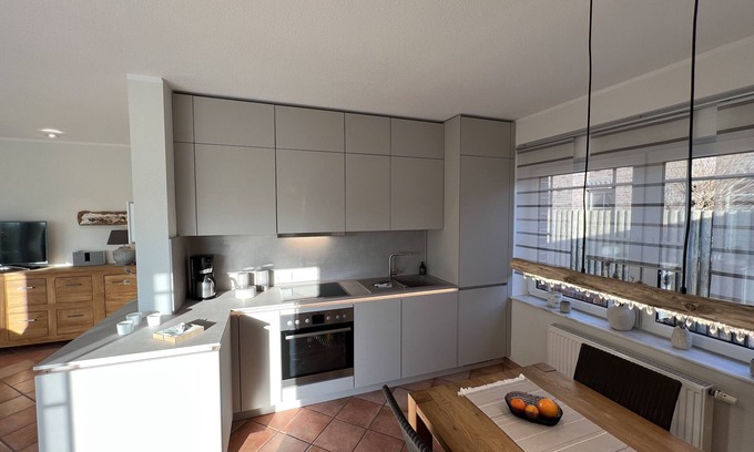 Borkum House | Modern, luxury holiday home with a large garden and terrace near the beach.