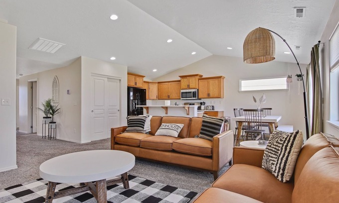 Caldwell House | Modern Sage Farmhouse Private 3 bedroom home
