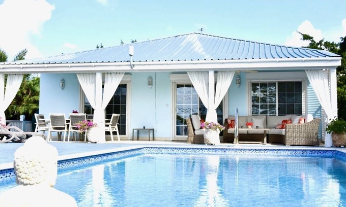 Jolly Harbour Villa | Modern & Stylish 4 Bedroomed Villa, private pool, walking distance to beach.