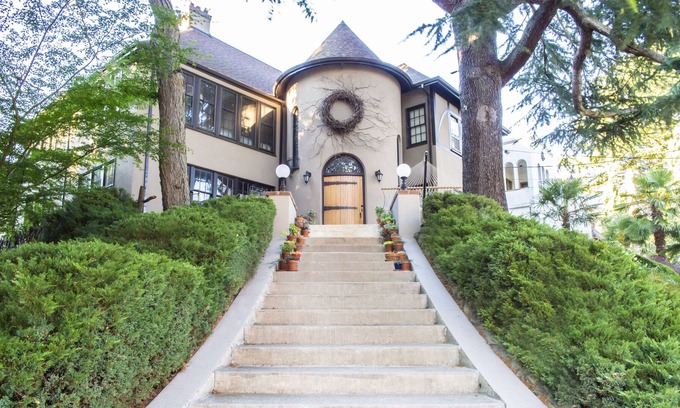 Irvington Apartment | Modern Treehouse in Historic Spanish Turret House