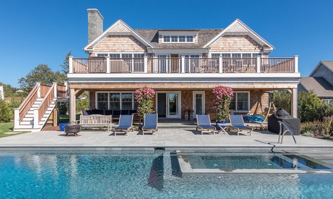 Montauk House | Montauk Beach and Water View Vacation Home With Pool And Hot Tub