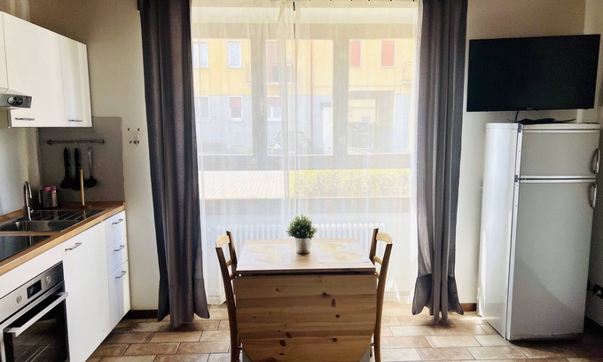 Bergamo Apartment | Moody Flat in Bergamo City & Orio Airport