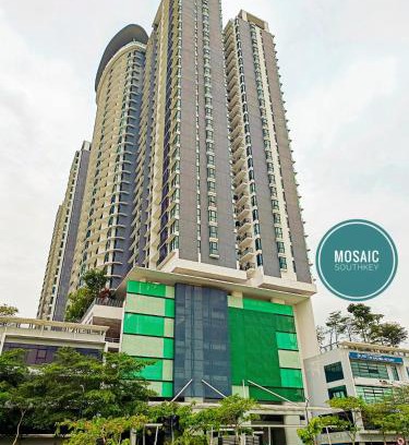 Central District Apartment | Mosaic Southkey Midvalley By Elegant Johor Bahru