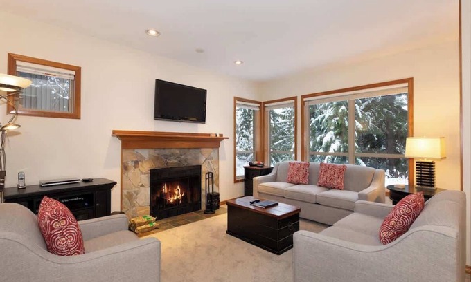 Upper Village House | Mountain townhouse w/fireplace & ski-in access