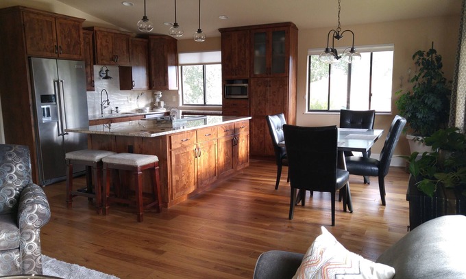Northeast Colorado Springs House | Mountain Views! Beautifully remodeled, near South Gate of USAFA, Safe, Quiet