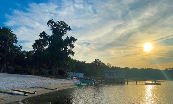 Edgar House | Multi-family getaway on private clear water lake!