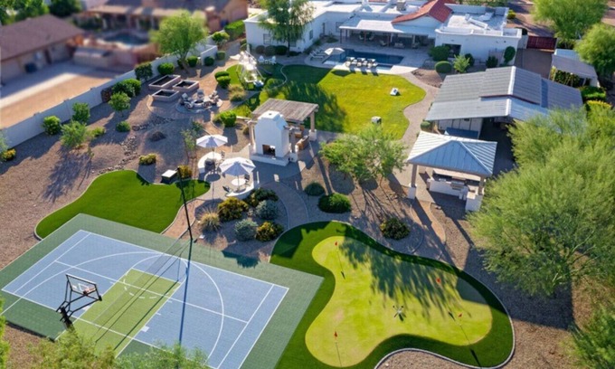 Paradise Valley Village House | Multi-Million Dollar Estate, Pickle Ball, Heated Pool, Spa, B-Ball, Putt-Putt