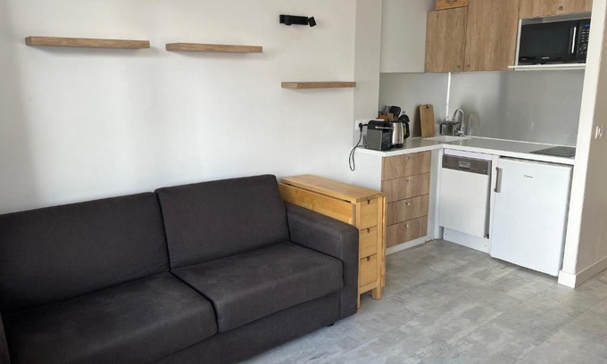 Val Claret Apartment | MyHome - Génépis 9 - Studio rénové Tignes Val Claret 4 pax sks aux pieds