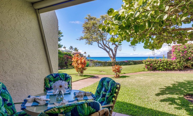 Napili Apartment | Napili Point A26 ~ Cozy Ground-Floor 1BD Ocean Front Views