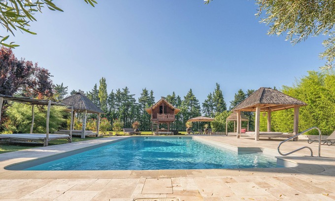 Le Thor Other | Near L'Isle-sur-la-Sorgue, quiet old Provençal Mas, 19 Pers. Swimming pool.