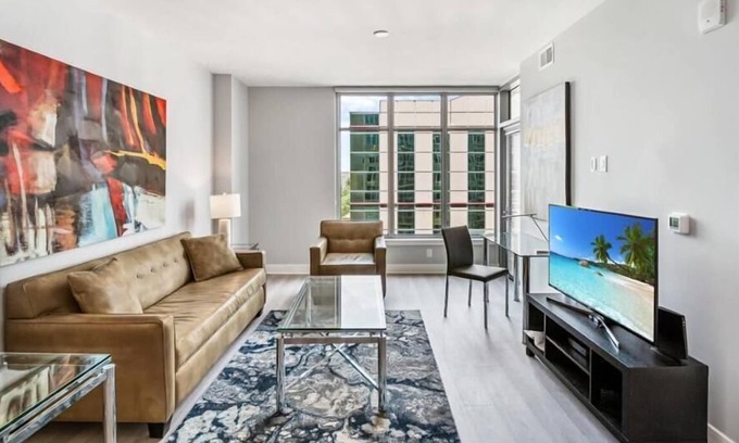 Woodmont Triangle Apartment | Near NIH | Full Kitchen | Central Farm Market Nearby | by GLS