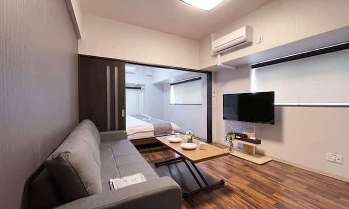 Hiroshima City Centre Apartment | New 1BR Apt near Hondori District for 6 Ppl