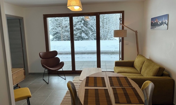 La Feclaz Apartment | NEW ! Altitude 1327 Residence, at the foot of the slopes