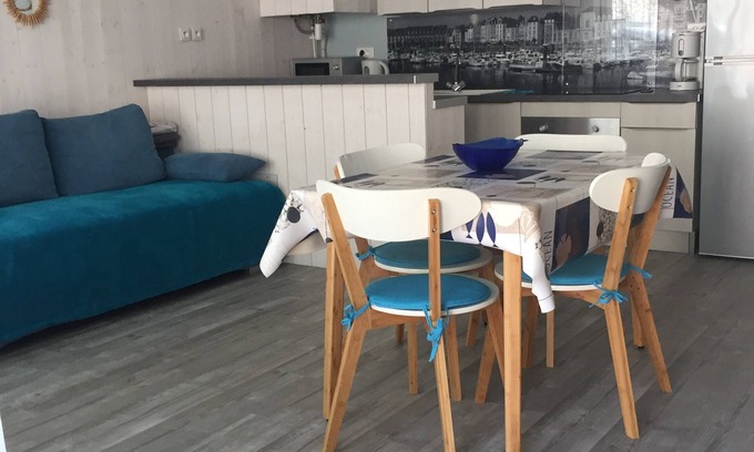 Dieppe Apartment | NEW beach of Puys a Dieppe nice flat 2 pieces RDC has 200m of the sea