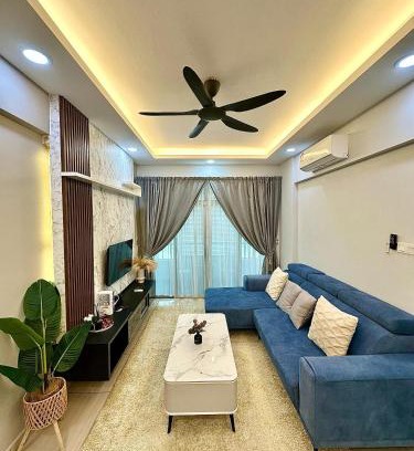 Tebrau Apartment | New! Cozy Cottage 3BR Suite - Austin Height 10pax