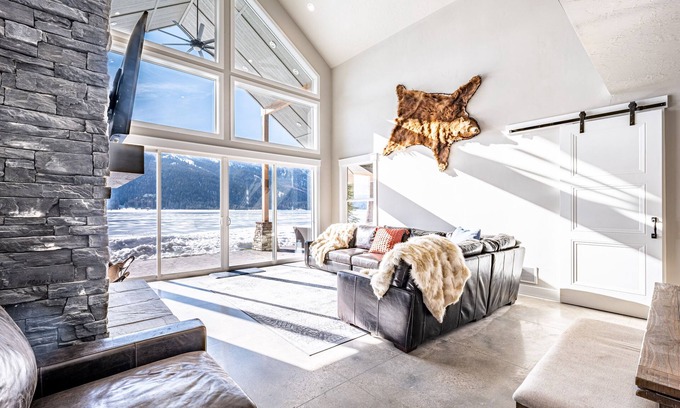 Tamarack Resort Ski Chalet | New Lakefront Modern Chalet With Panoramic Views