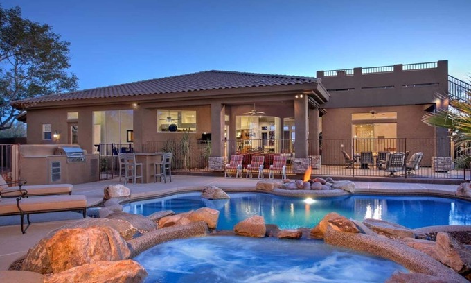 Pinnacle Peak House | New Listing! Custom Home 2 ACRES+ True Indoor-Outdoor Living!