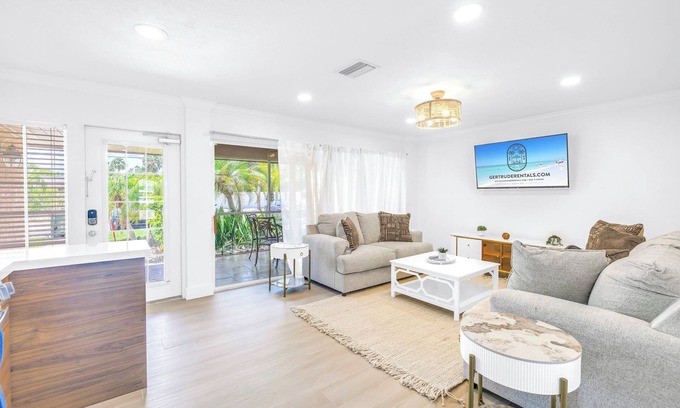 Siesta Key Village Apartment | NEW LISTING! Village Breeze III - Heated Pool, Private Patio, Village and Beach!