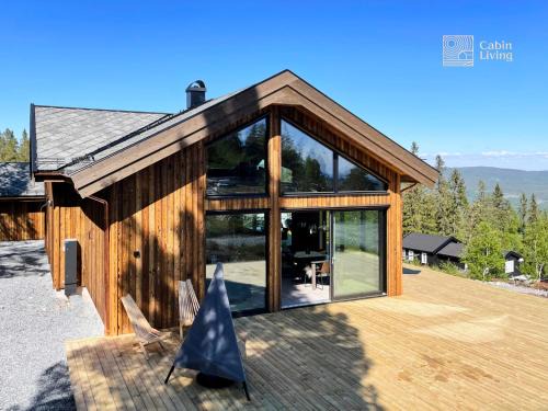 Krodsherad House | New modern cabin at Norefjell with sauna