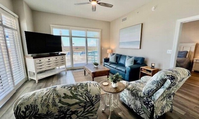 Panama City Beach Condo | NEW Sunrise Beach 501! Updated Corner Unit, Heated Pool, FREE Golf & Tickets!